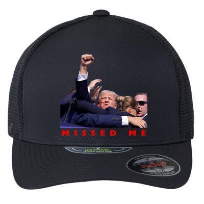 Trump Missed Me Flexfit Unipanel Trucker Cap