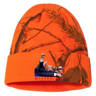 Trump Missed Me Kati Licensed 12" Camo Beanie