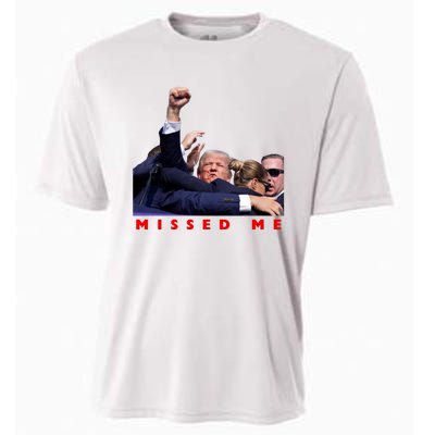 Trump Missed Me Cooling Performance Crew T-Shirt