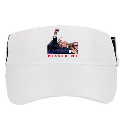 Trump Missed Me Adult Drive Performance Visor