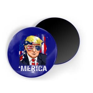 Trump Merica Murica 4th Of July Magnet