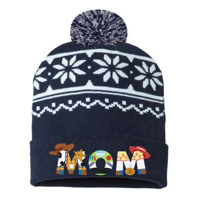 Toy Mom Mother’S Day Birthday USA-Made Snowflake Beanie