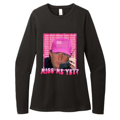 Trump Miss Me Yet Trump 2024 President 2024 Womens CVC Long Sleeve Shirt