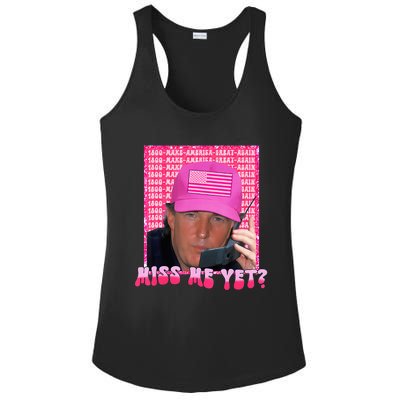 Trump Miss Me Yet Trump 2024 President 2024 Ladies PosiCharge Competitor Racerback Tank