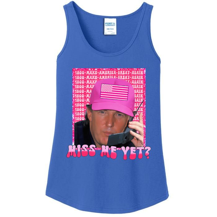 Trump Miss Me Yet Trump 2024 President 2024 Ladies Essential Tank