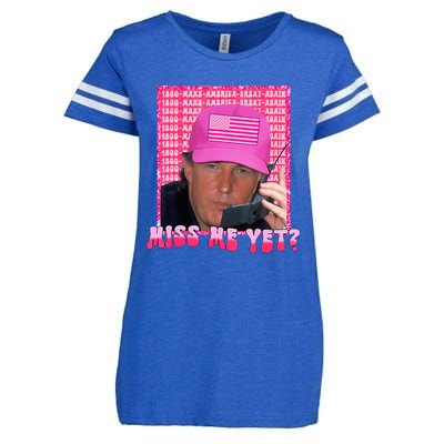 Trump Miss Me Yet Trump 2024 President 2024 Enza Ladies Jersey Football T-Shirt