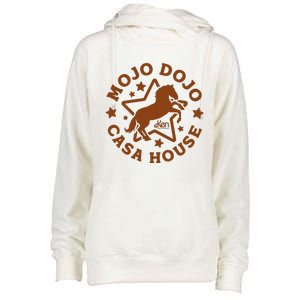 The Movie Mojo Dojo Casa House Womens Funnel Neck Pullover Hood