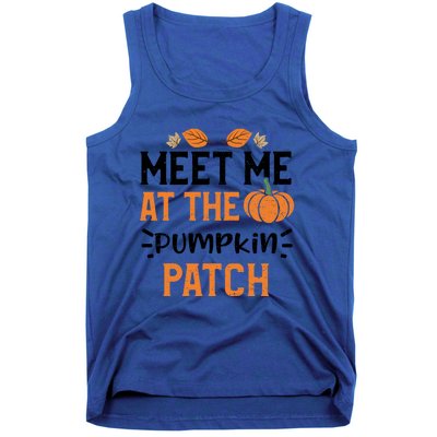 Thanksgiving: Meet Me At The Pumpkin Patch Pumpkin Gift Tank Top