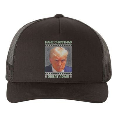 Trump Mugshot Make Christmas Great Again Yupoong Adult 5-Panel Trucker Hat