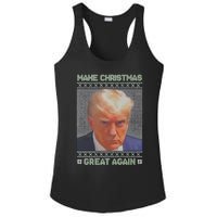 Trump Mugshot Make Christmas Great Again Ladies PosiCharge Competitor Racerback Tank