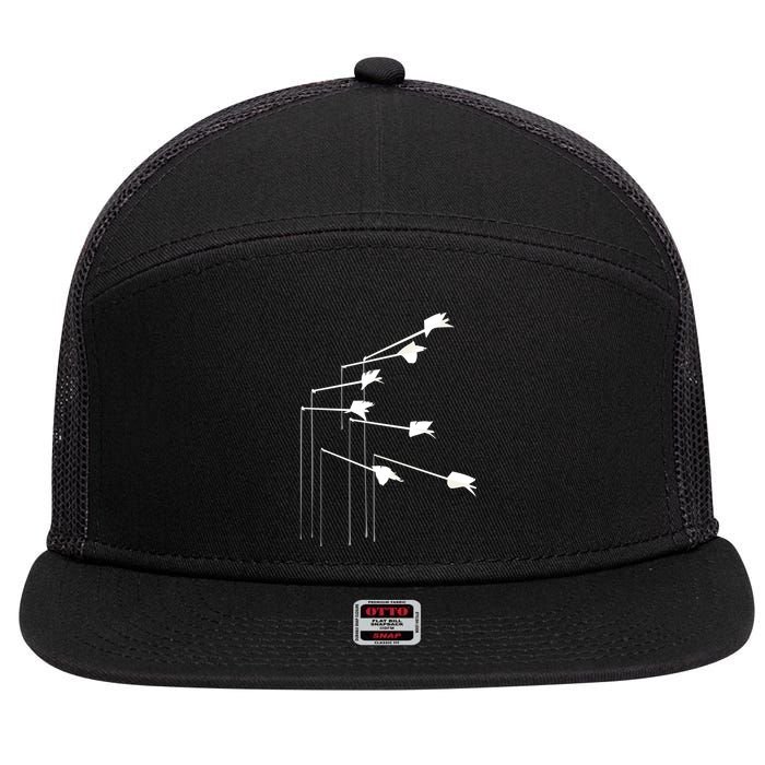 The Modest Mouse Float On New Shirt 7 Panel Mesh Trucker Snapback Hat