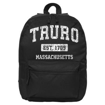 Truro Massachusetts Ma Vintage Sports 16 in Basic Backpack