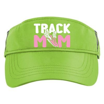 Track Mom Marathon Sprinting Athletics Runner Mother Gift Adult Drive Performance Visor