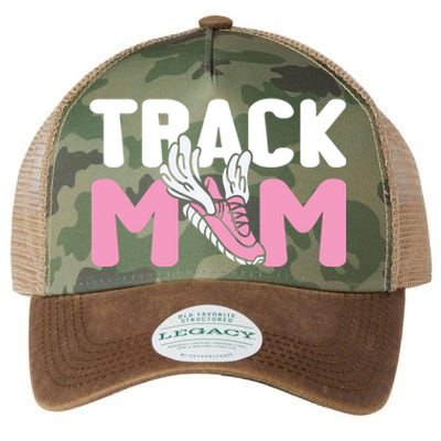 Track Mom Marathon Sprinting Athletics Runner Mother Gift Legacy Tie Dye Trucker Hat