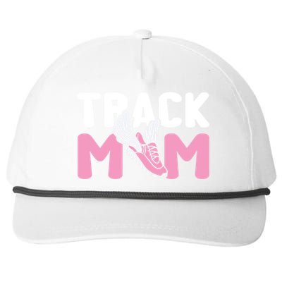 Track Mom Marathon Sprinting Athletics Runner Mother Gift Snapback Five-Panel Rope Hat