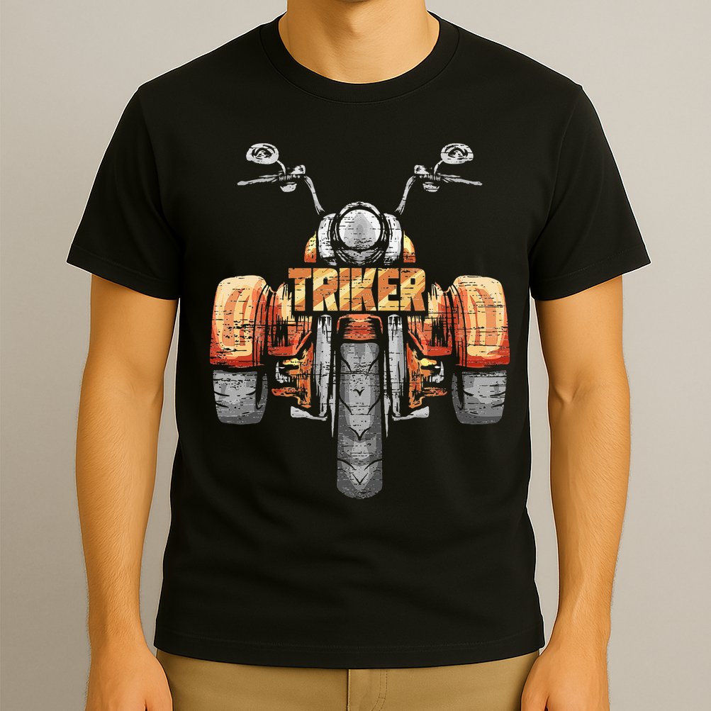 Triker Motortrike Motorcycle Trike Three Wheeler Biker Gift T-Shirt