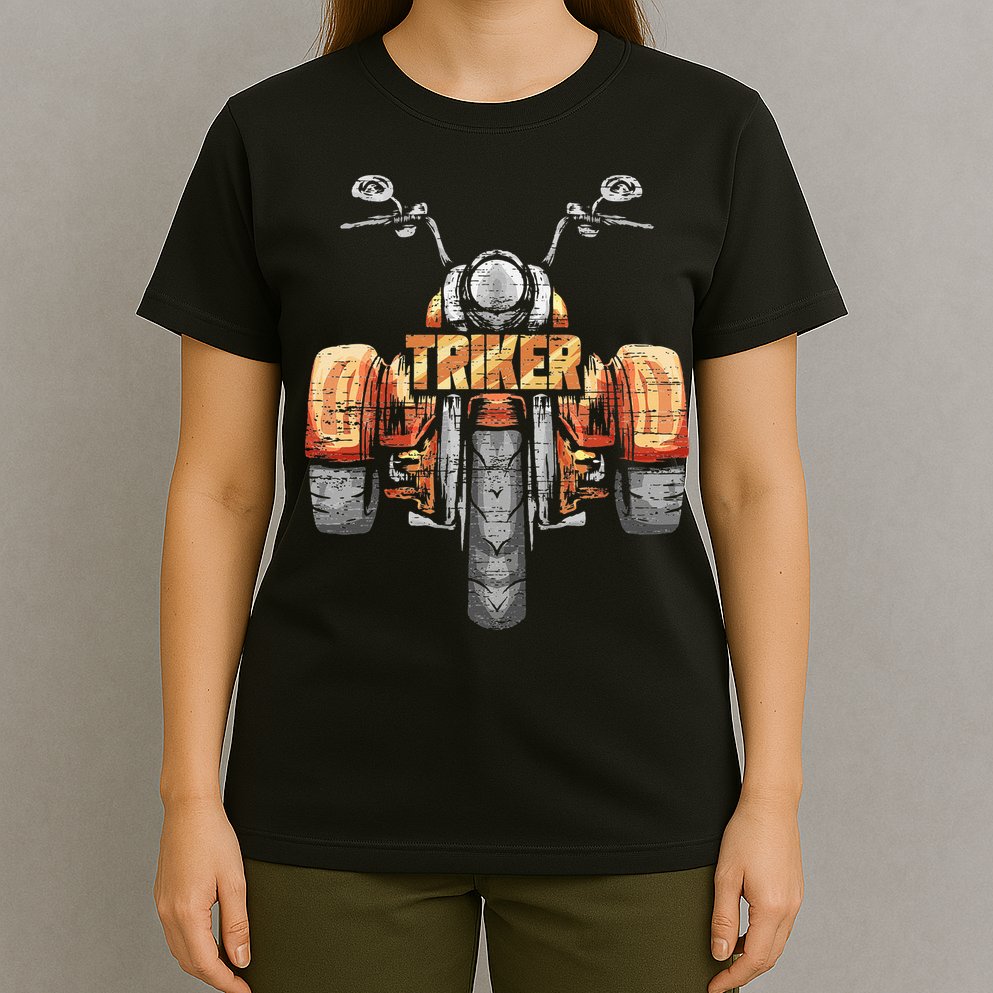 Triker Motortrike Motorcycle Trike Three Wheeler Biker Gift T-Shirt