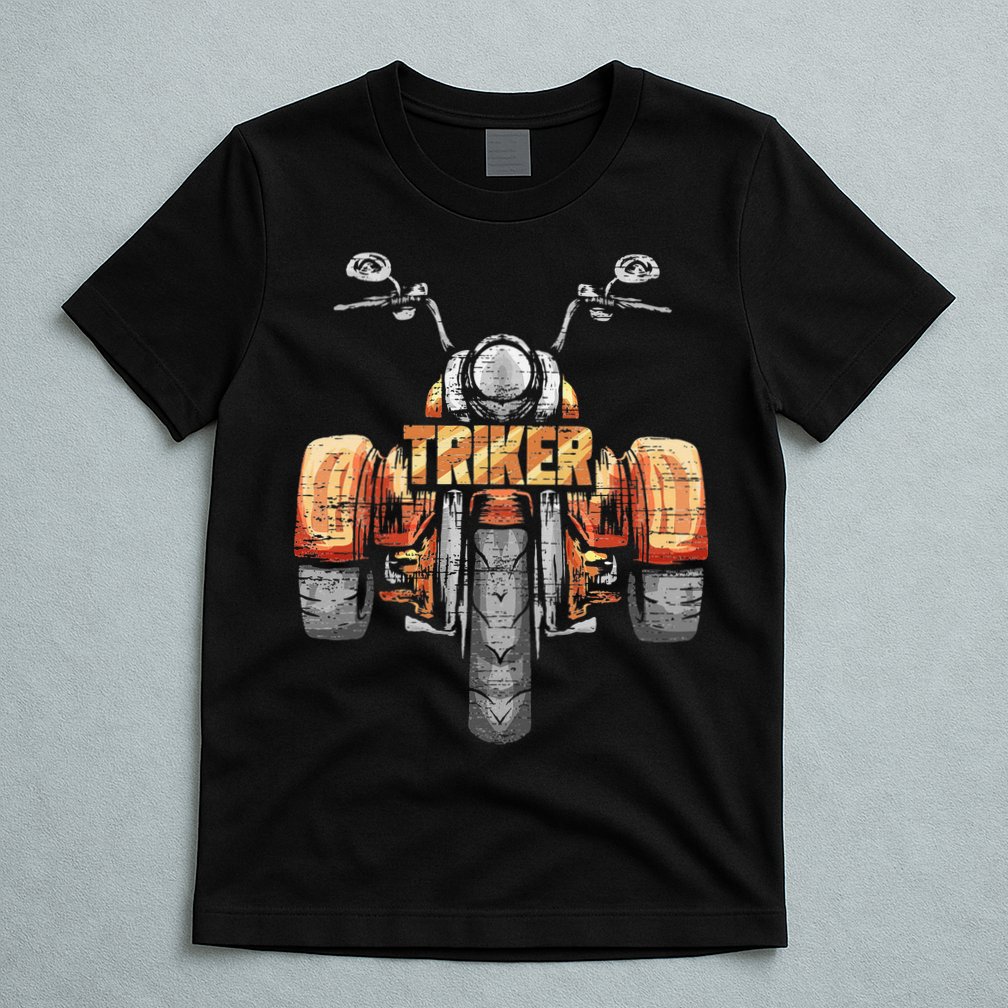 Triker Motortrike Motorcycle Trike Three Wheeler Biker Gift T-Shirt