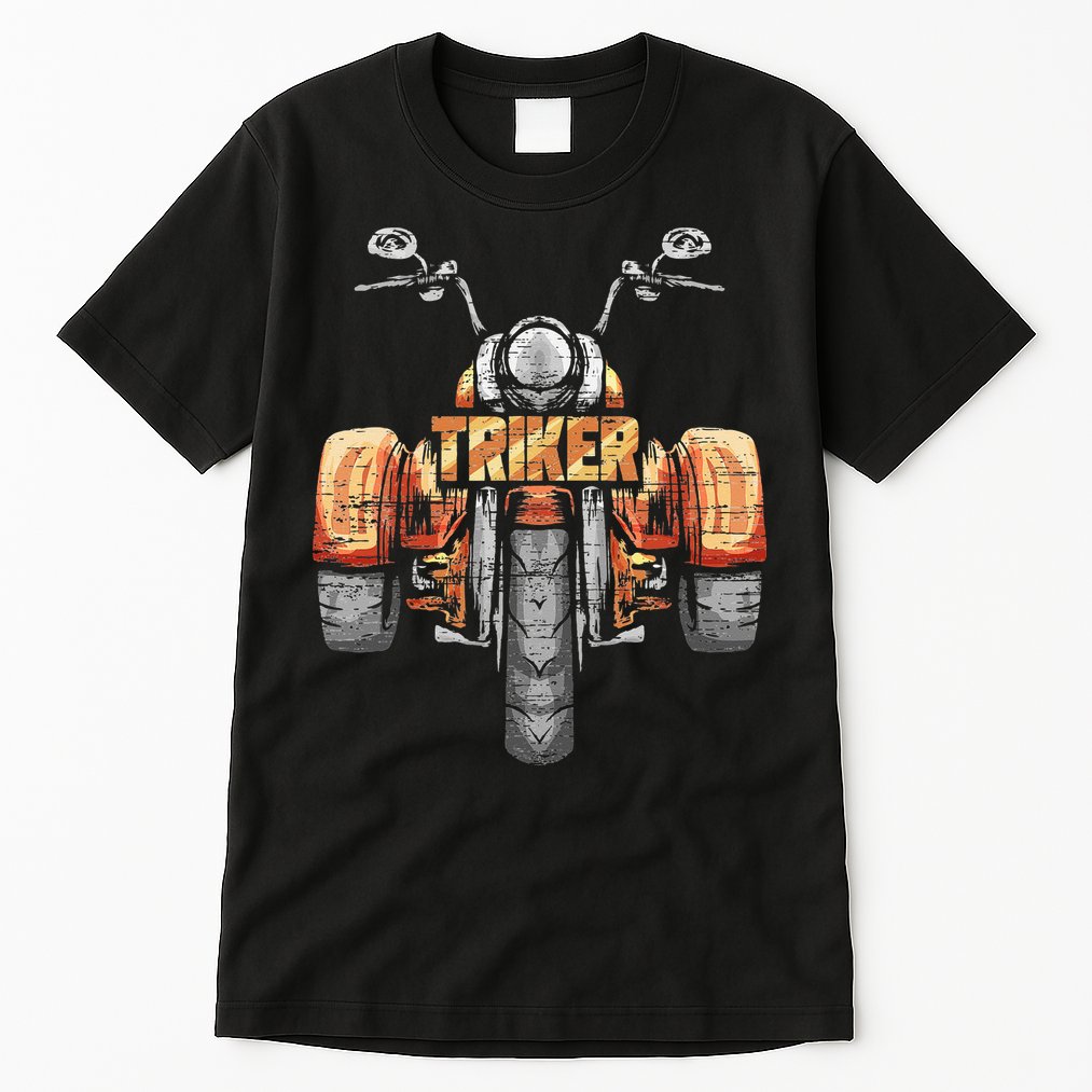 Triker Motortrike Motorcycle Trike Three Wheeler Biker Gift Tall T-Shirt