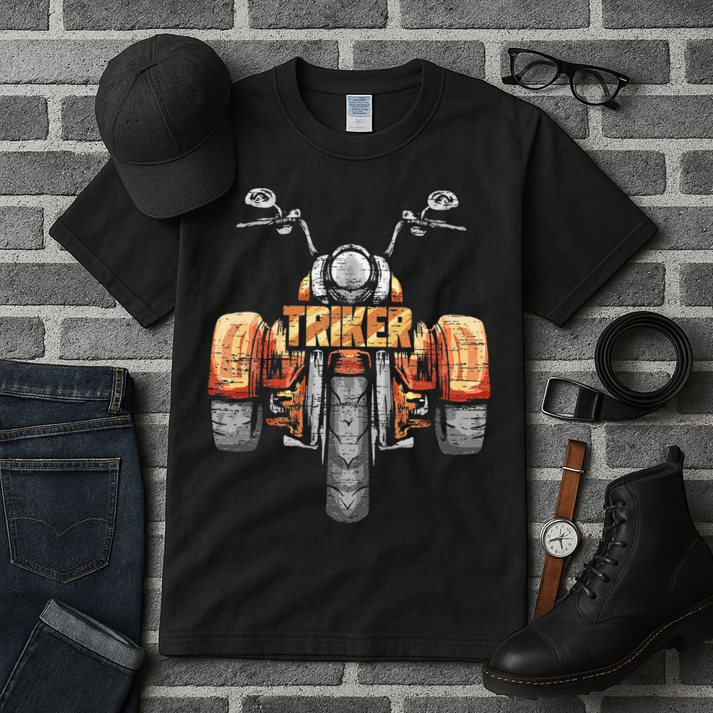 Triker Motortrike Motorcycle Trike Three Wheeler Biker Gift Tall T-Shirt
