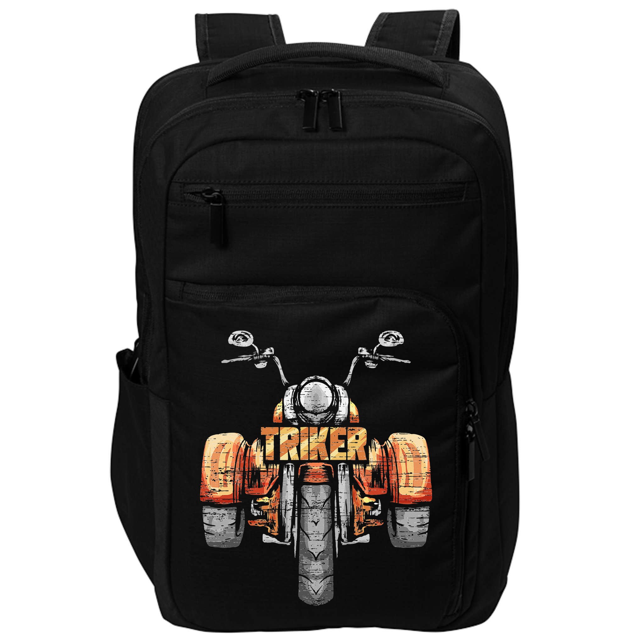 Triker Motortrike Motorcycle Trike Three Wheeler Biker Gift Impact Tech Backpack