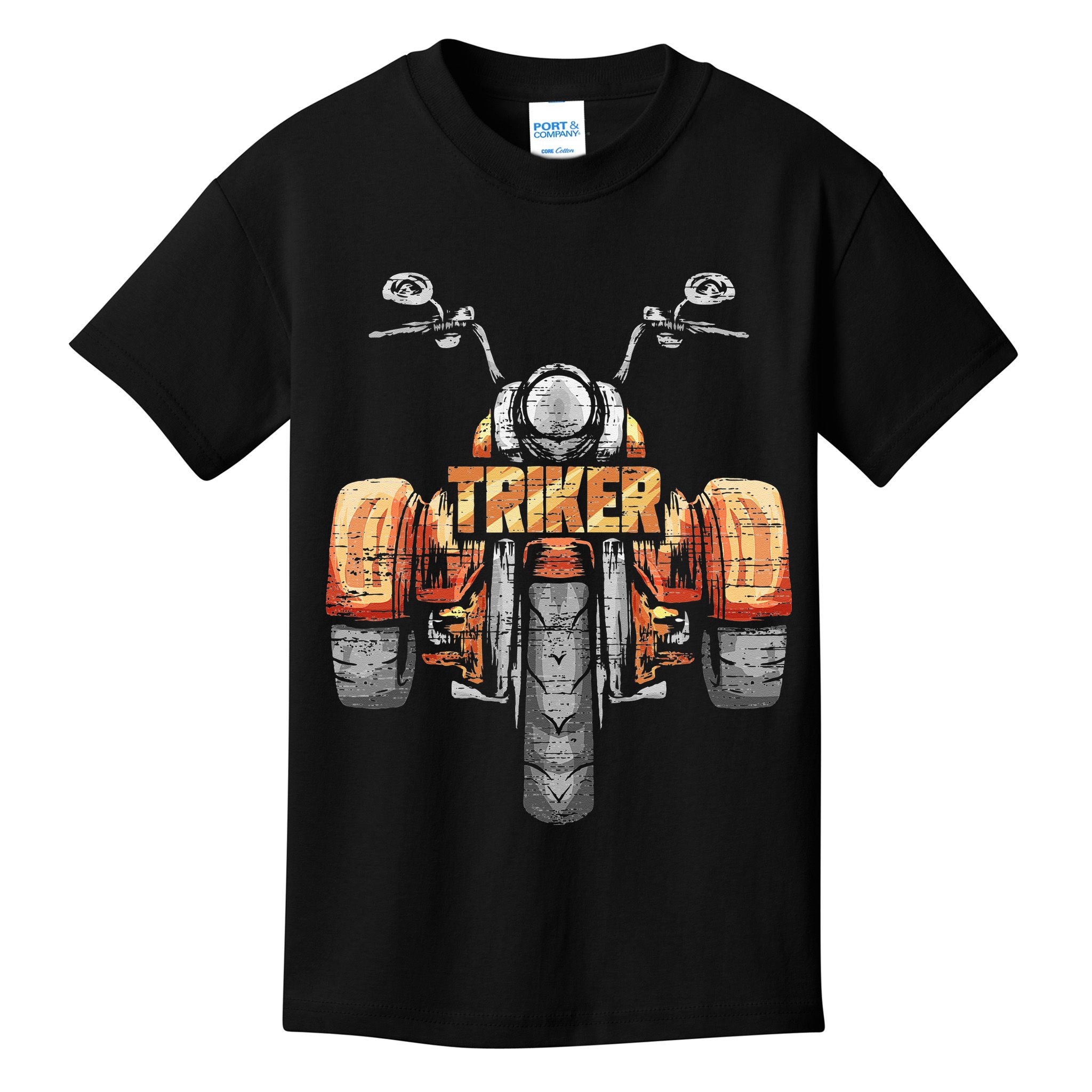 Triker Motortrike Motorcycle Trike Three Wheeler Biker Gift Kids T-Shirt