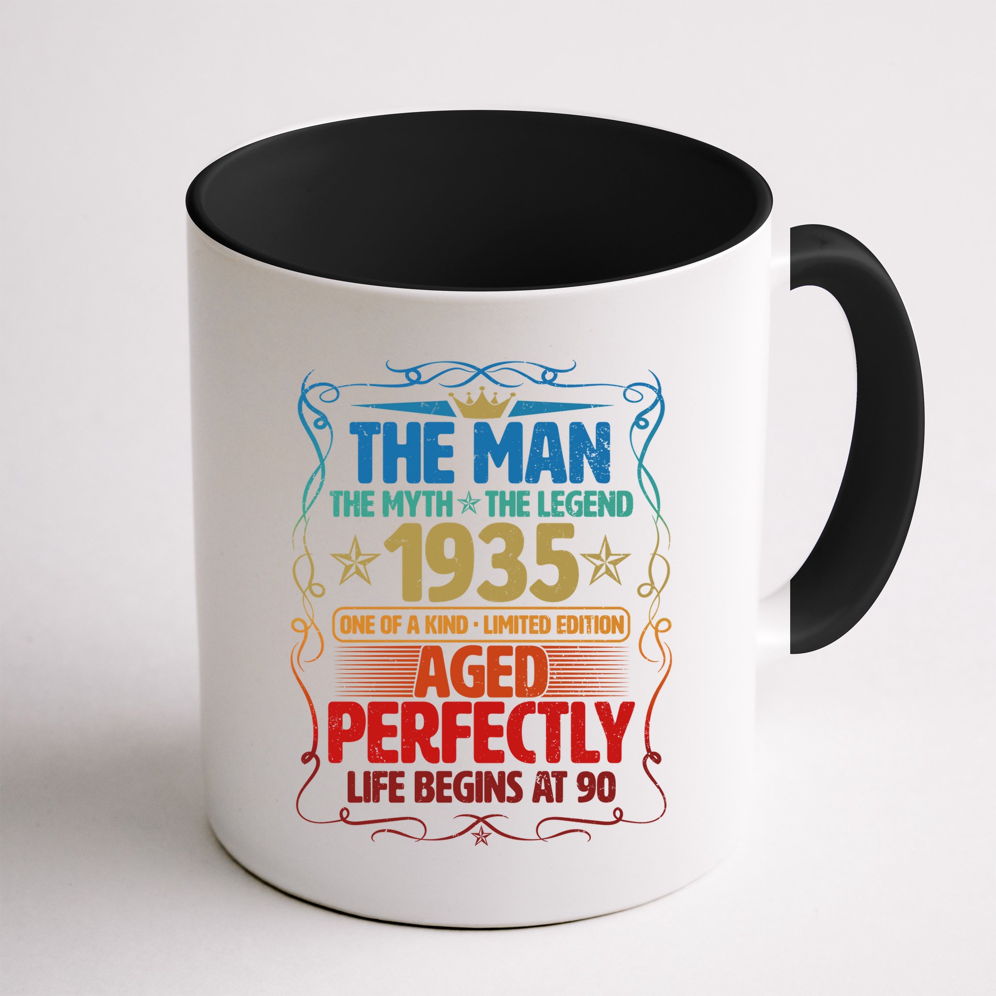 The Man Myth Legend 1935 Aged Perfectly 90th Birthday Mug