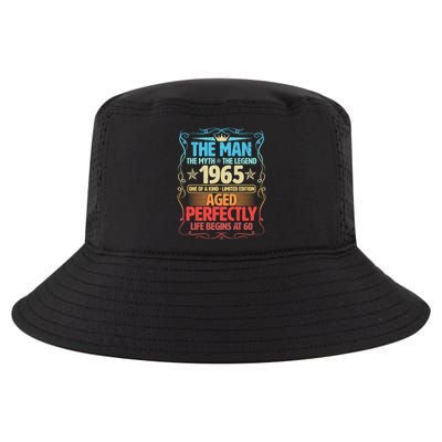 The Man Myth Legend 1965 Aged Perfectly 60th Birthday Cool Comfort Performance Bucket Hat