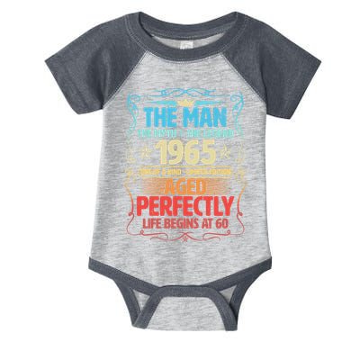 The Man Myth Legend 1965 Aged Perfectly 60th Birthday Infant Baby Jersey Bodysuit