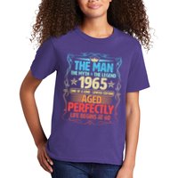 The Man Myth Legend 1965 Aged Perfectly 60th Birthday Kids T-Shirt