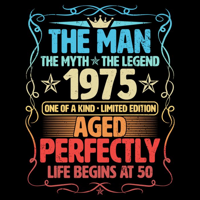 The Man Myth Legend 1975 Aged Perfectly 50th Birthday City Backpack