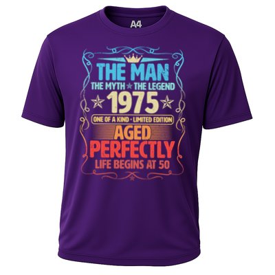The Man Myth Legend 1975 Aged Perfectly 50th Birthday Performance Shirt
