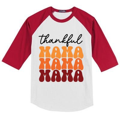 Thankful Mama Mama Mama Kids Colorblock Raglan Jersey