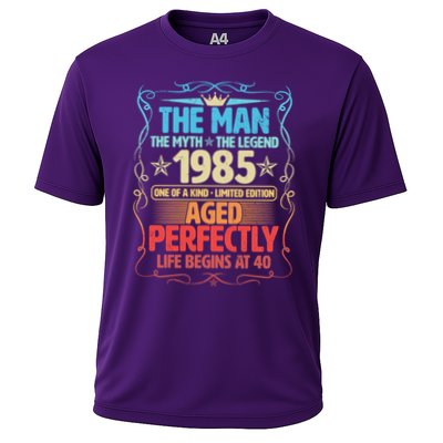 The Man Myth Legend 1985 Aged Perfectly 40th Birthday Performance Shirt