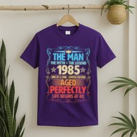 The Man Myth Legend 1985 Aged Perfectly 40th Birthday T-Shirt