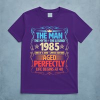 The Man Myth Legend 1985 Aged Perfectly 40th Birthday T-Shirt