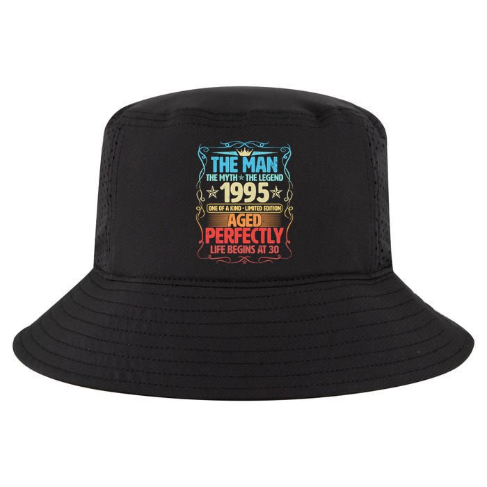 The Man Myth Legend 1995 Aged Perfectly 30th Birthday Cool Comfort Performance Bucket Hat