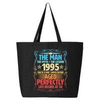 The Man Myth Legend 1995 Aged Perfectly 30th Birthday 25L Jumbo Tote