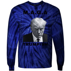 TRUMPISH MAGA Make America Great Again 2024 Tie-Dye Long Sleeve Shirt