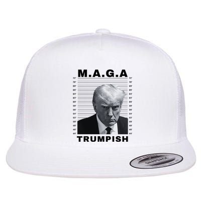 TRUMPISH MAGA Make America Great Again 2024 Flat Bill Trucker Hat