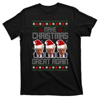 Trump Mugshot Make Christmas Great Again Funny Ugly T-Shirt