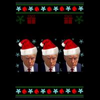 Trump Mugshot Make Christmas Great Again Funny Ugly Mug