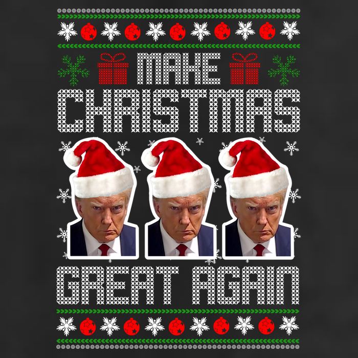 Trump Mugshot Make Christmas Great Again Funny Ugly 11oz C Handle Ceramic Mug