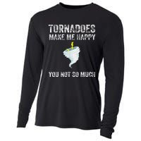 Tornadoes Make Me Happy You Not So Much Cooling Performance Long Sleeve Crew