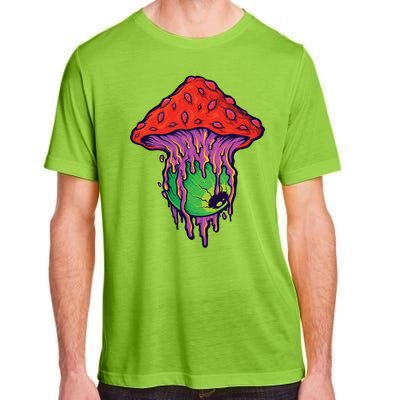 Trippy Melting Mushroom Adult ChromaSoft Performance T-Shirt