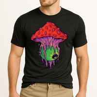 Trippy Melting Mushroom Cooling Performance Crew T-Shirt