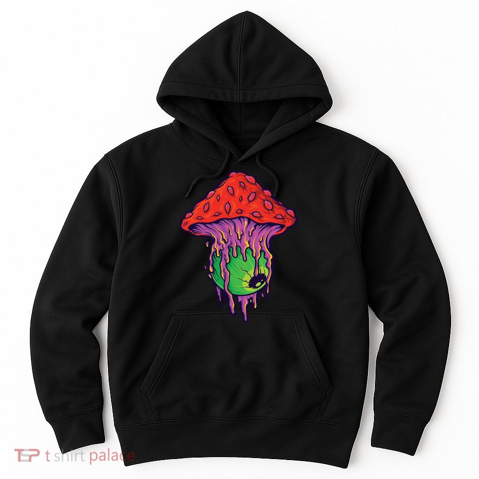 Trippy Melting Mushroom Hoodie