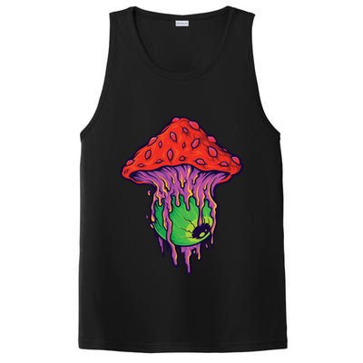 Trippy Melting Mushroom PosiCharge Competitor Tank