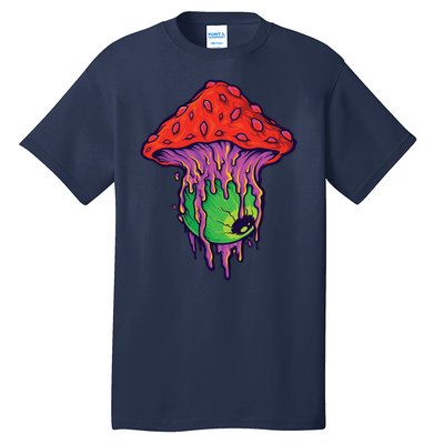 Trippy Melting Mushroom Tall T-Shirt