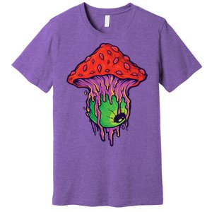 Trippy Melting Mushroom Premium T-Shirt